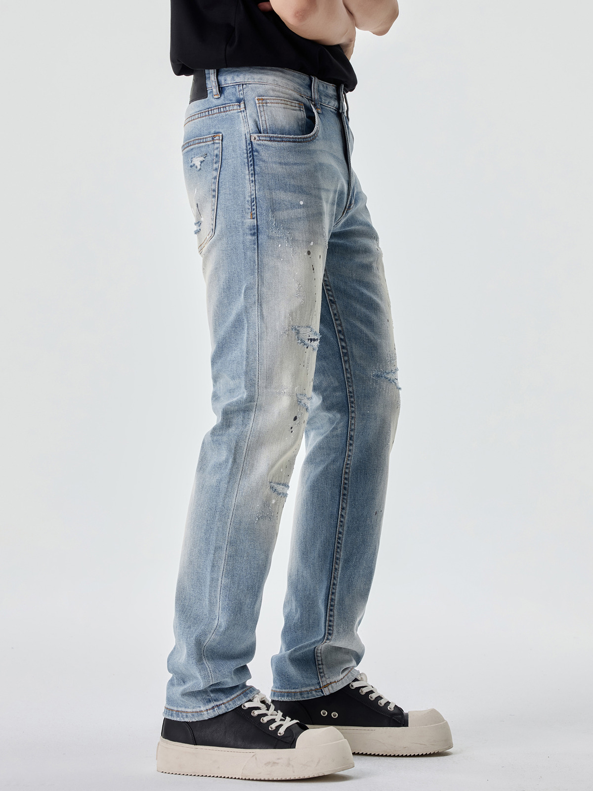 Model side view