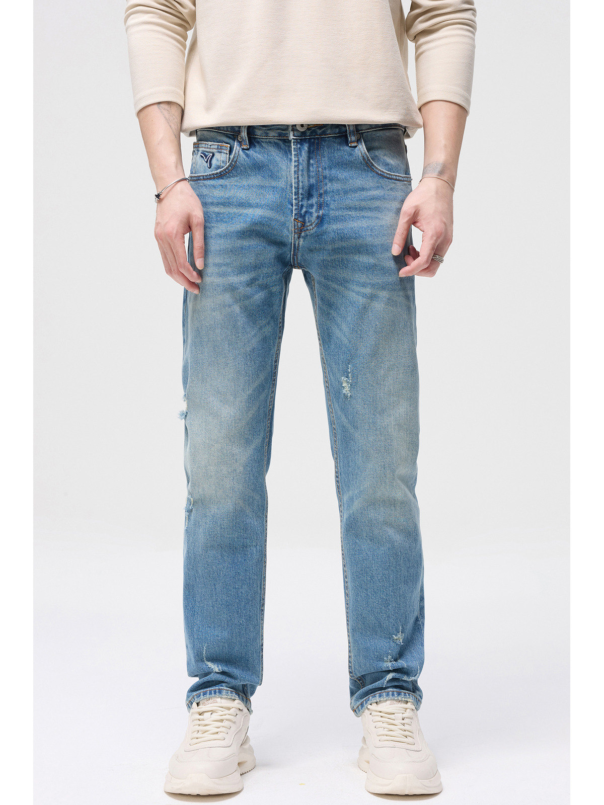 JK0408 men's slim fit jeans