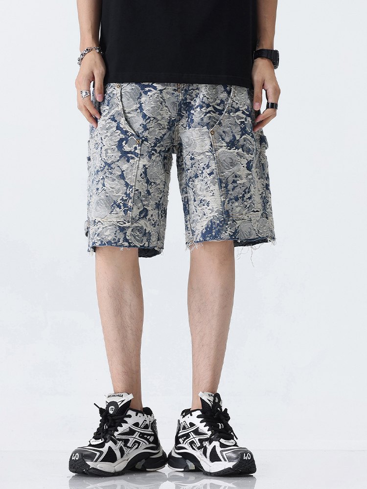 8637 Pattern Casual Shorts product detail