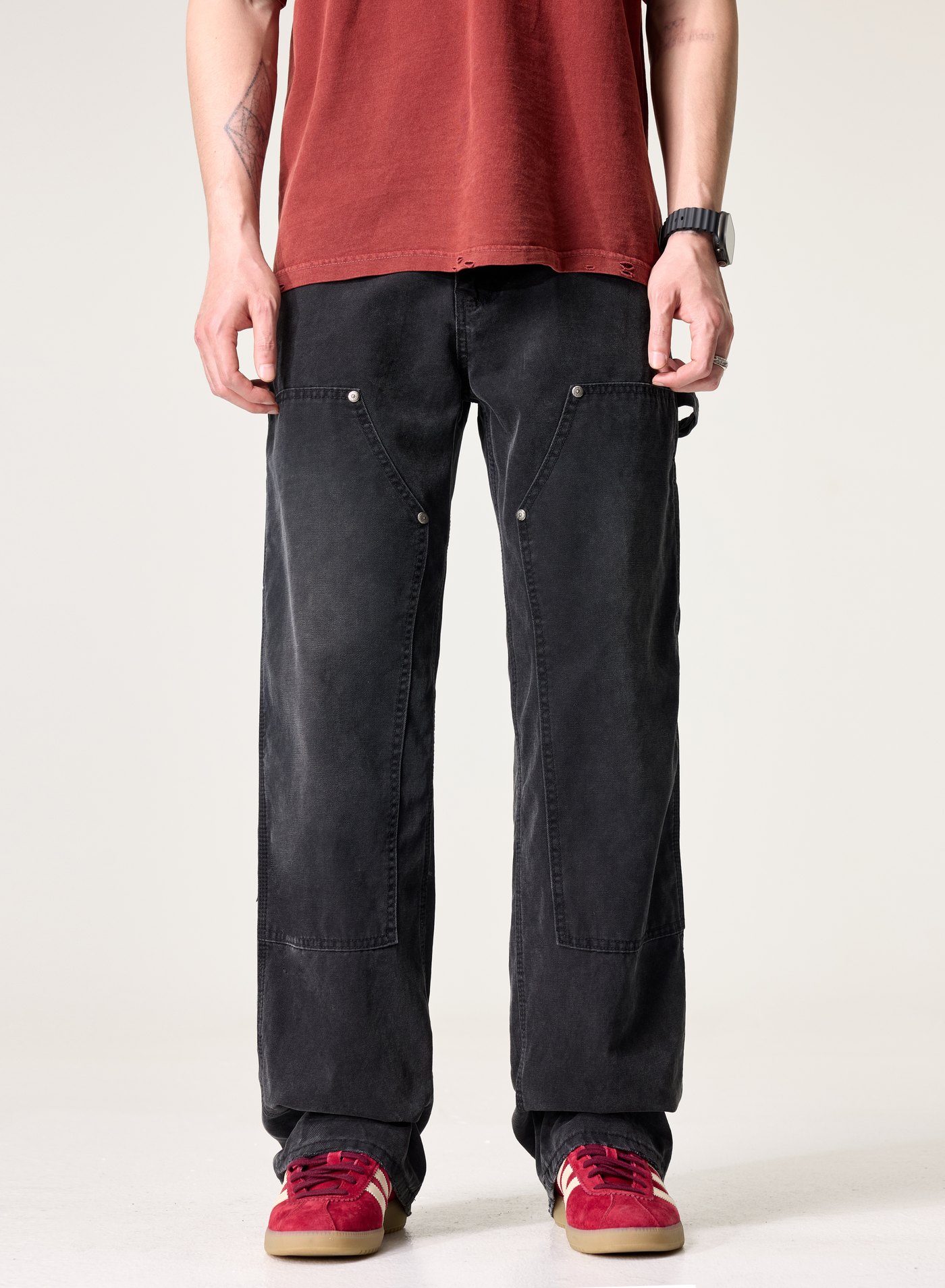 JK9666 Black Utility Jeans product detail